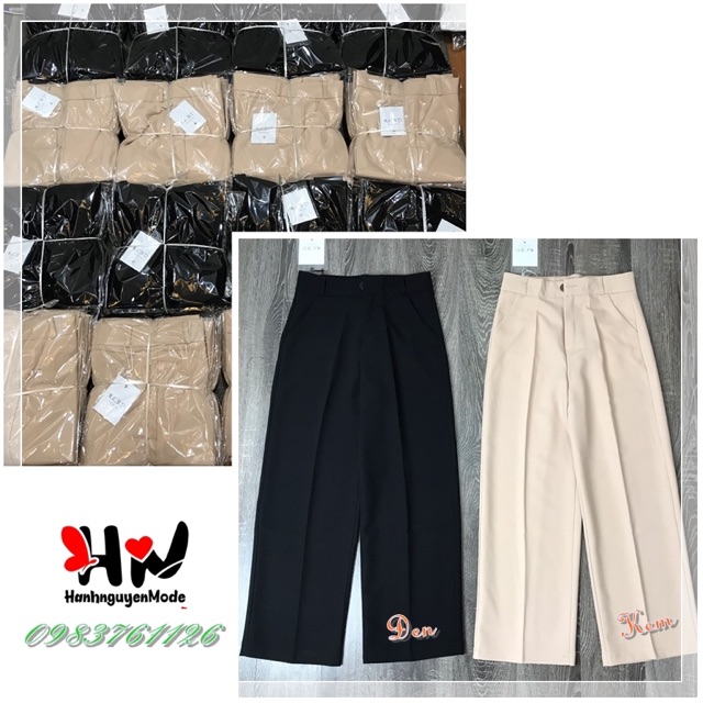 Quần suông ống rộng nữ siêu đẹp - Mặc là đẹp [FREE SHIP - VIDEO - ẢNH THẬT] | BigBuy360 - bigbuy360.vn