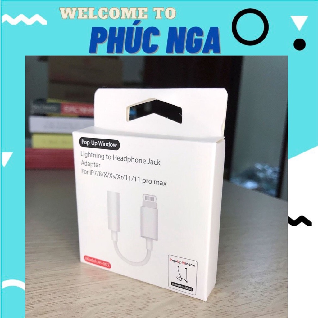 Cáp chuyển đổi JH002 chân dẹp IPra chân tròn 3.5mm Full Box