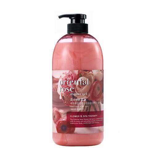 Sữa tắm massage hương hoa hồng, hoa sen hàn quôc Gel 750ml hàng nhập khẩu