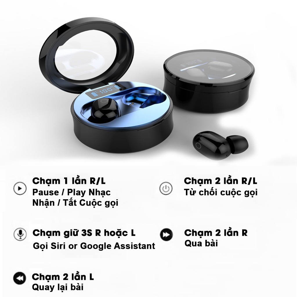 Tai Nghe Bluetooth không Dây True Wireless Magicsee R11 TWS - Chống nước IP67, Khử ồn - Nghe nhạc liên tục 5h | WebRaoVat - webraovat.net.vn