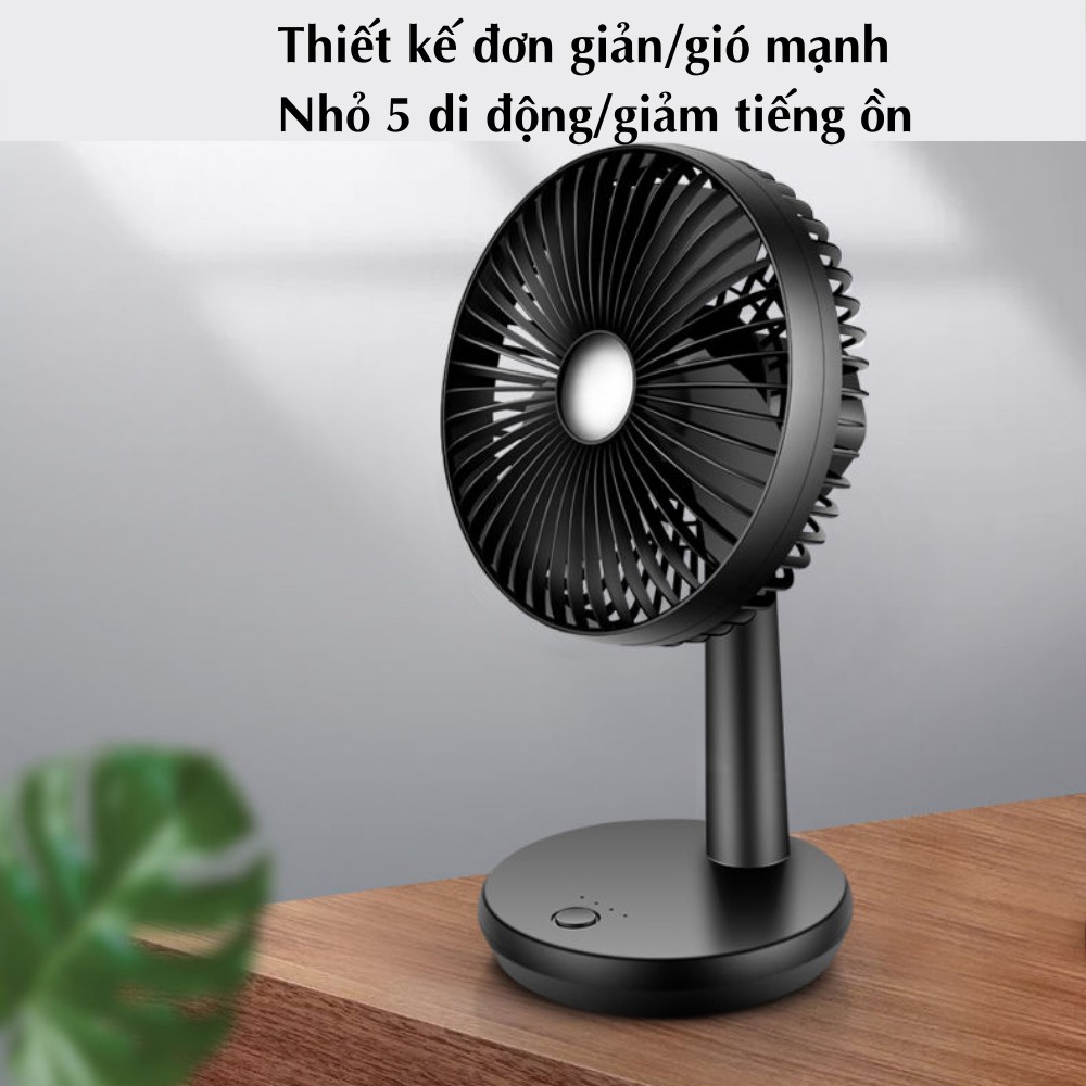 Quạt mini , Quạt bàn mini , quạt tích điện để bàn thiết kế nhỏ gọn dễ dàng di chuyển ATILA SHOP