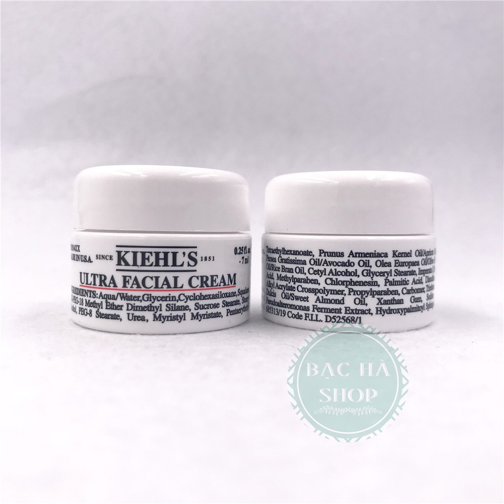 Kiehl's / Kiehls Kem Cấp Ẩm Ultra Facial Cream 7ml