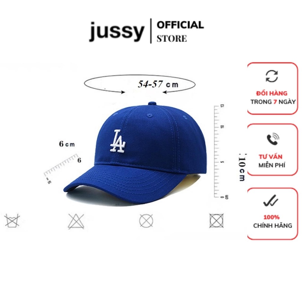 Mũ Lưỡi Trai Ny Cao Cấp Jussy Fashion Chất Vải Cotton Thoáng Mát Kiểu Dáng Nón Unisex Form Chuẩn Đẹp