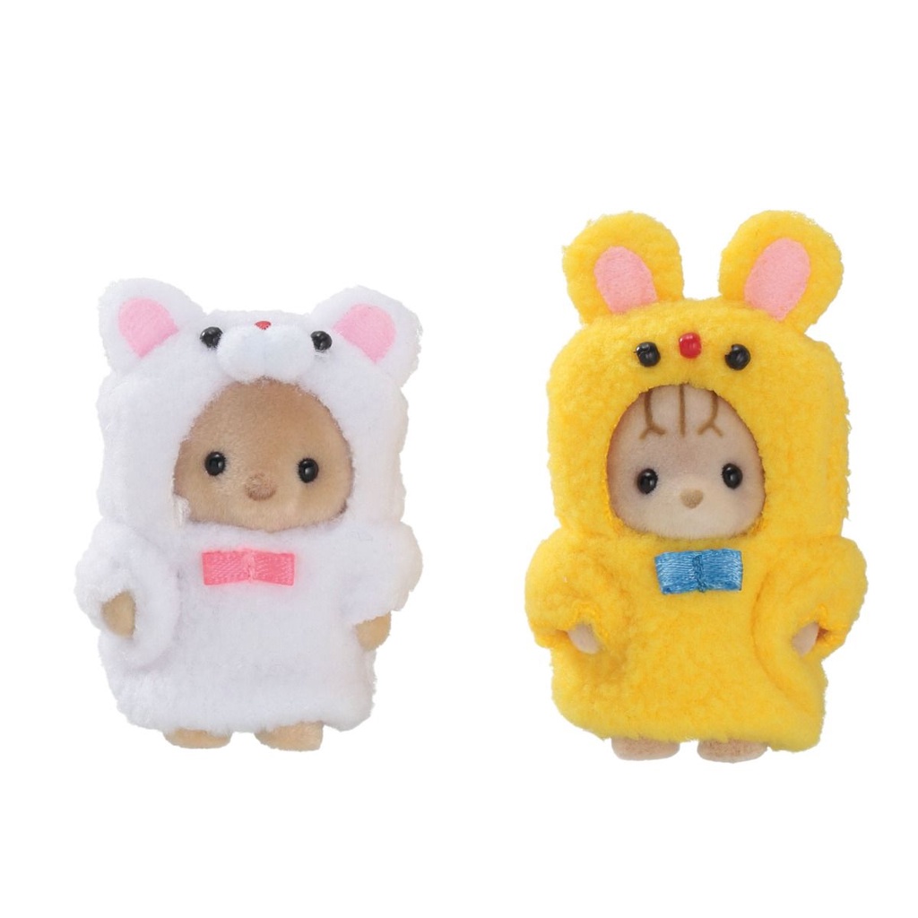 Đồ Chơi Sylvanian Families Bộ Đôi Hóa Trang Siêu Dễ Thương Costume Cuties Kitty &amp; Cub