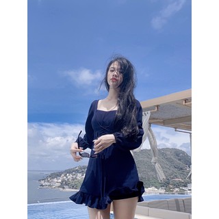 Đầm tay dài rút bụng yoona
