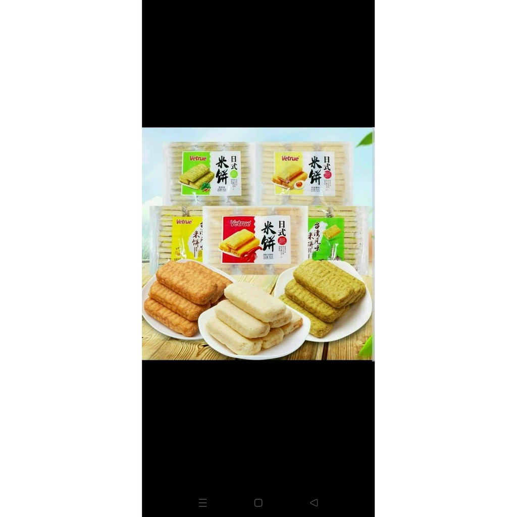Bánh gạo Vetru Nhật Bản 4 vị
