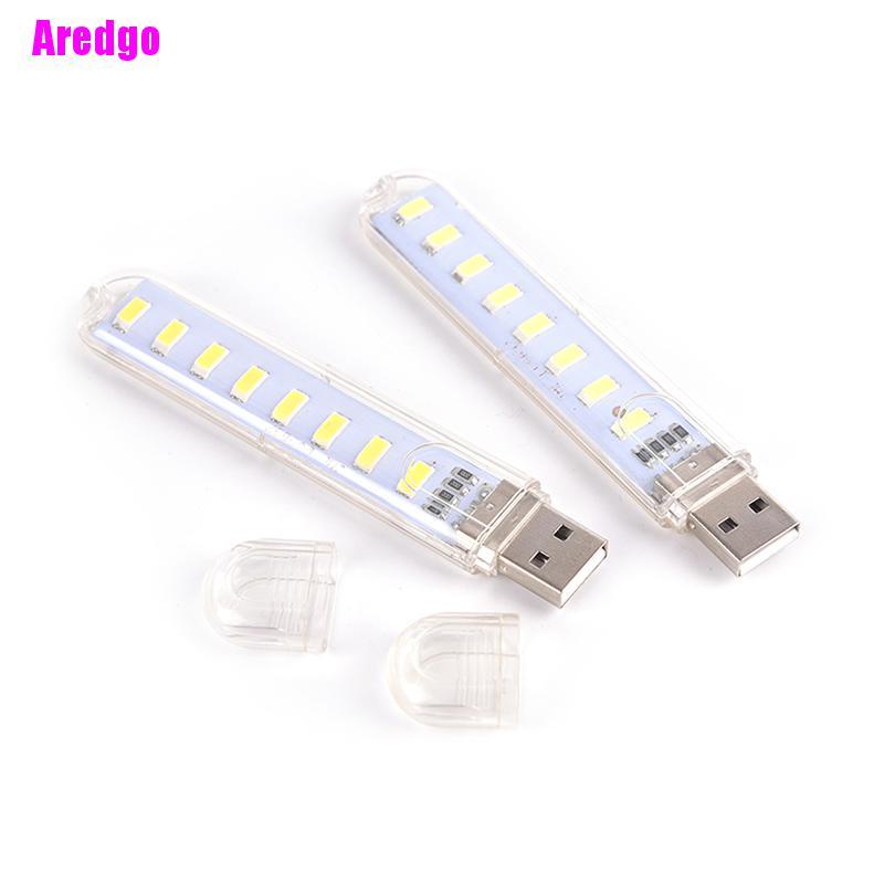 Đèn led usb 8 bóng mini di động tiện dụng cho pc / laptop