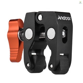 Andoer kìm kẹp càng cua kèm lỗ vít 1 / 4 inch & 3 / 8 inch chuyên dụng