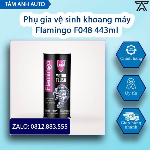 Dung dịch phụ gia vệ sinh khoang máy Flamingo F048 443ml