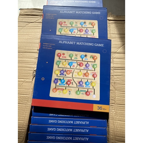 Bảng Gỗ Mê Cung Học Số Và Chữ Cái