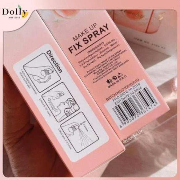 [Freeship-Hàng Chính Hãng] Xịt Giữ Lớp Nền Cố Định Lớp Trang Điểm Kiss Beauty ĐÀO 75ML MP3 | BigBuy360 - bigbuy360.vn