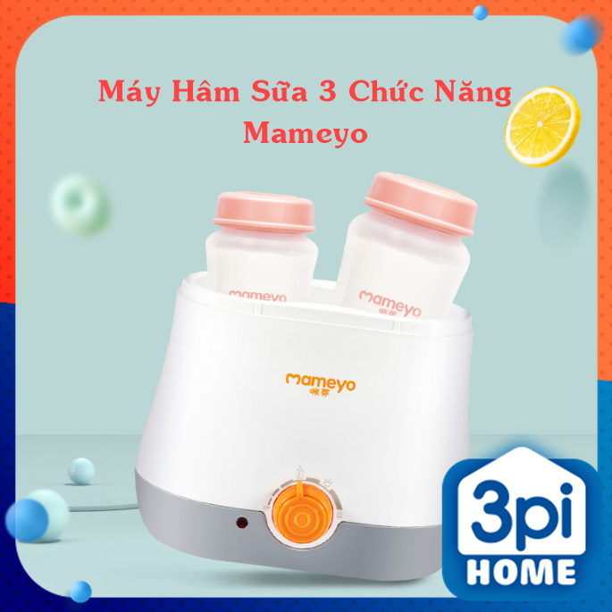 Máy hâm sữa và tiệt trùng 3 chức năng Mameyo - Bảo hành 12 tháng