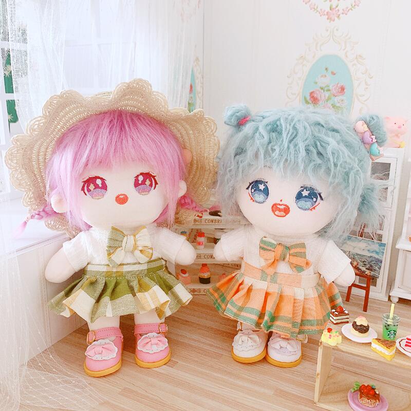 BỘ VÁY ĐỒNG PHỤC JK NHẬT BẢN CÓ KÈM GIÀY DOLL 20CM