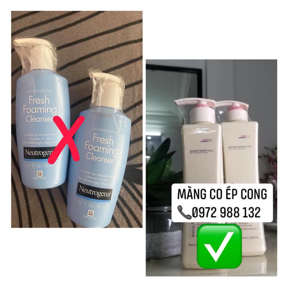 Gia công đóng gói màng co pof, pvc theo kích thước sản phẩm