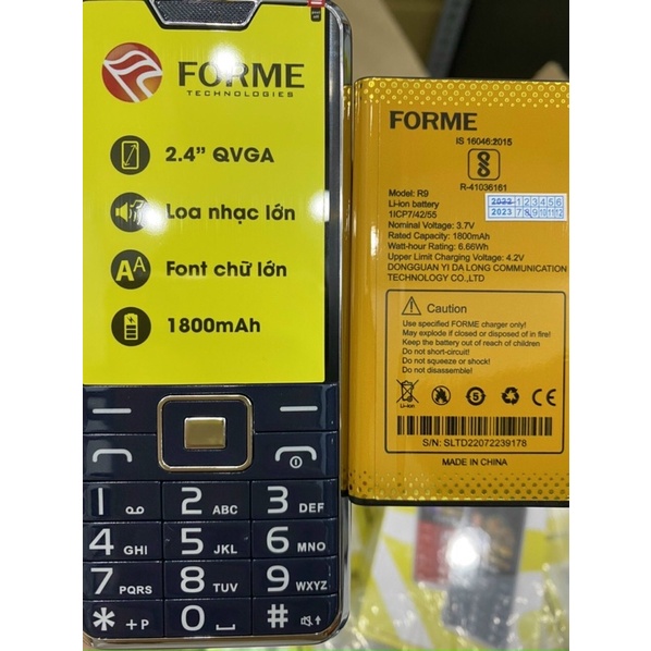 Điện thoại Forme D666 4G - Hàng chính hãng, NewFullbox Bảo hành 12 tháng