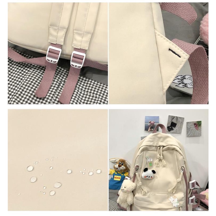 Schoolbag female college students Japanese backpack 2021 new Korean version cute backpack for junior high school students