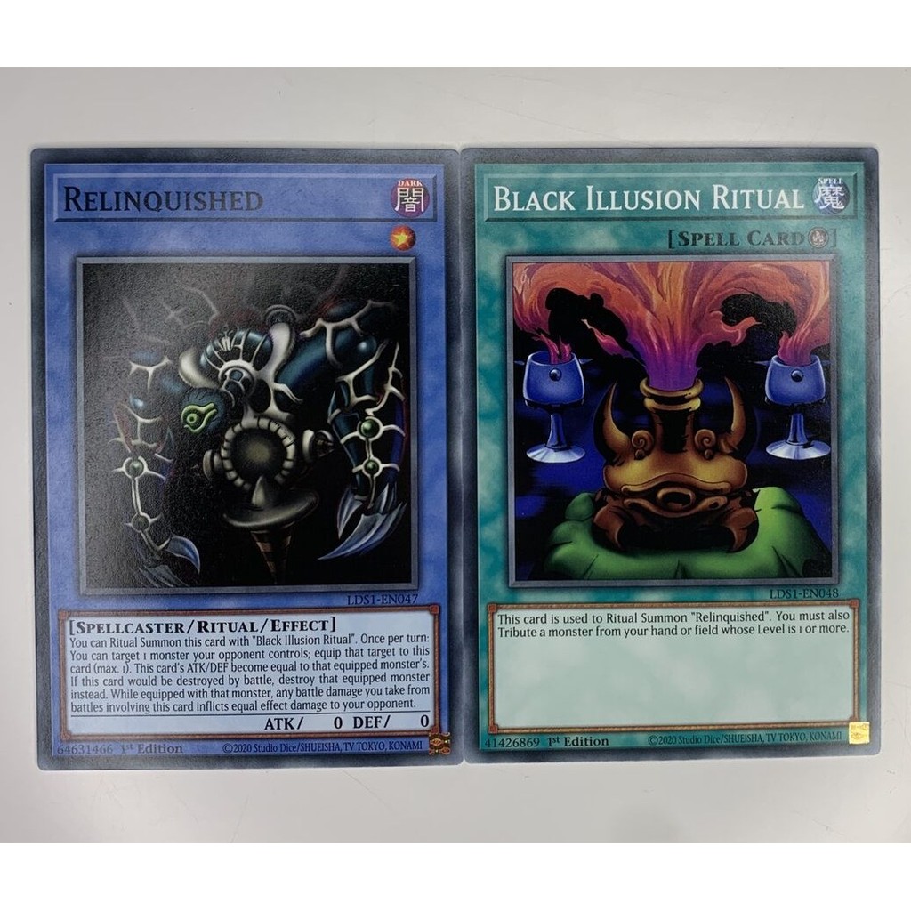Bài Yugioh - Combo Relinquished + Black Illusion Ritual # Con Mắt Gian Tà
