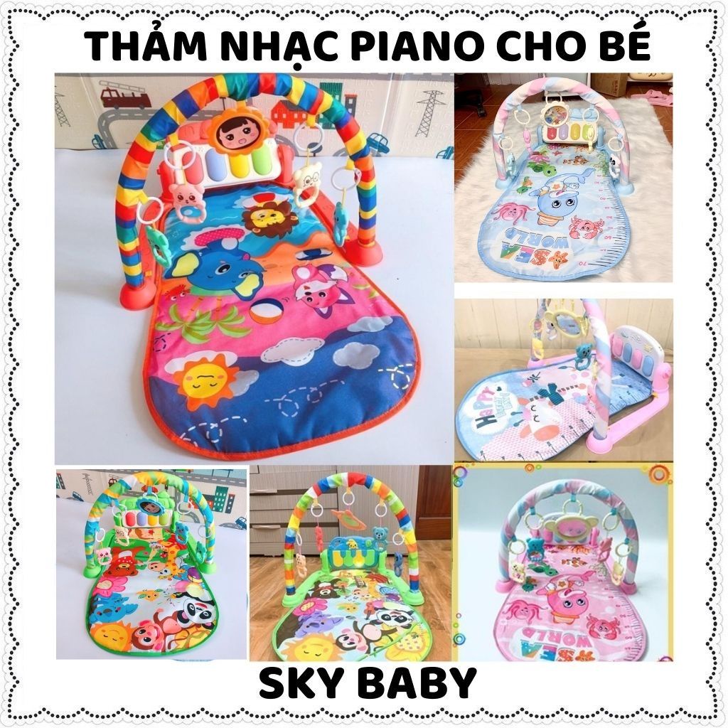 Thảm Nhạc Piano Cho Bé, Thảm Đàn Gym Rank