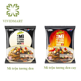 [Toàn quốc][Gói lẻ 78g] MÌ TRỘN KORENO ÚP 4 PHÚT, 2 VỊ: TƯƠNG ĐEN VÀ TƯƠNG ĐEN CAY - MÌ TRUYỀN THỐNG HÀN QUỐC - KORENO