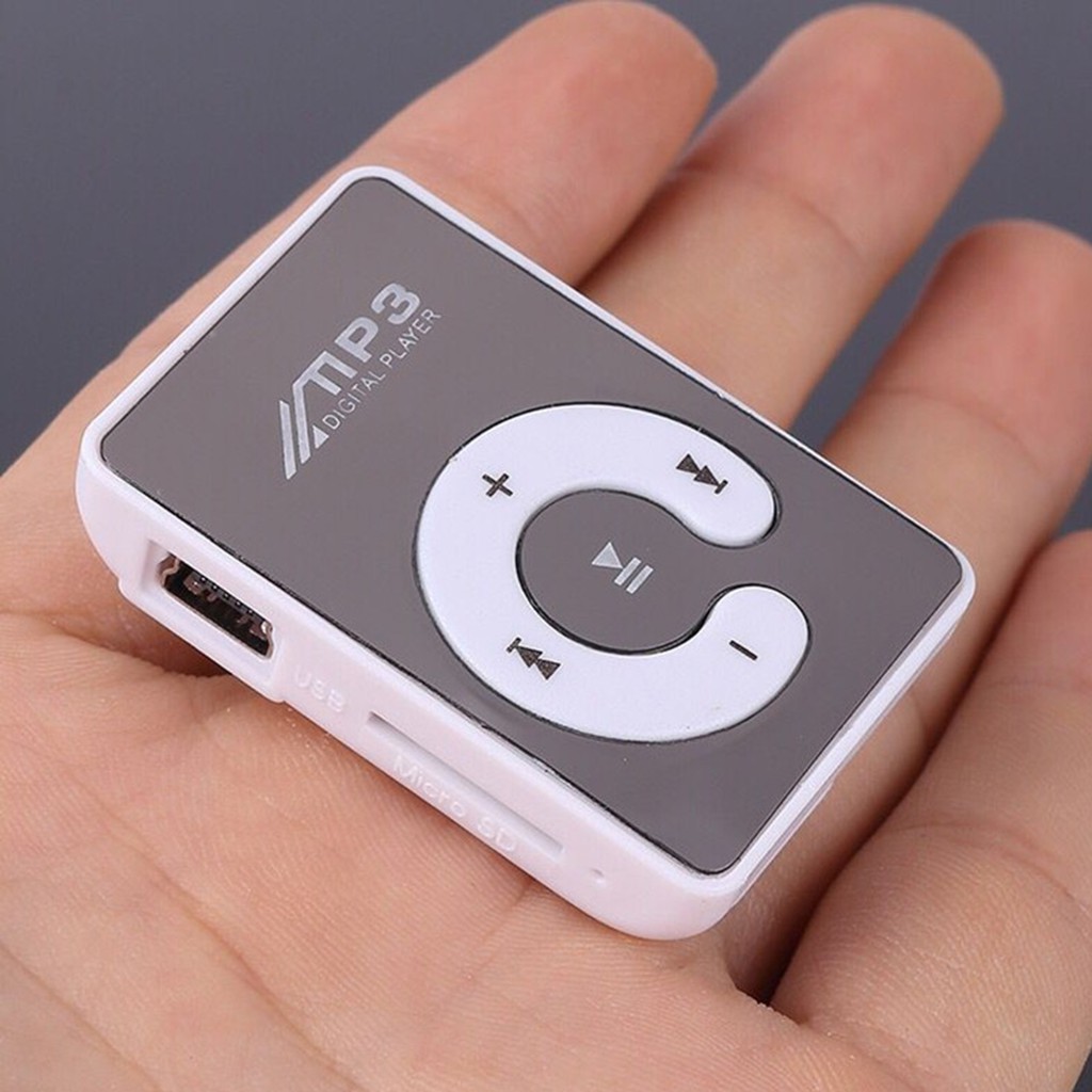 Máy Nghe Nhạc Mp3 Mini Hỗ Trợ Thẻ Nhớ Micro Sd Tf