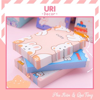 Giấy note ghi chú ghi nhớ họa tiết hình thỏ xinh xắn ♥️ URI DECOR ♥