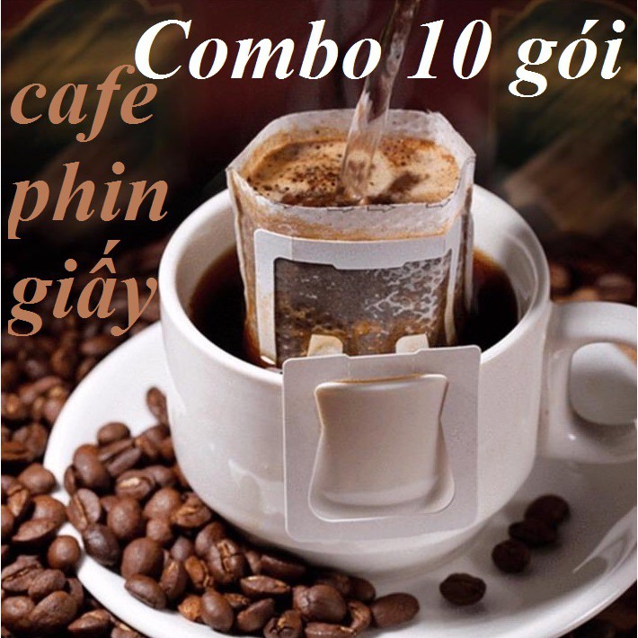 COMBO 10 GÓI CÀ PHÊ PHIN GIẤY (20g x 10 gói) | BigBuy360 - bigbuy360.vn