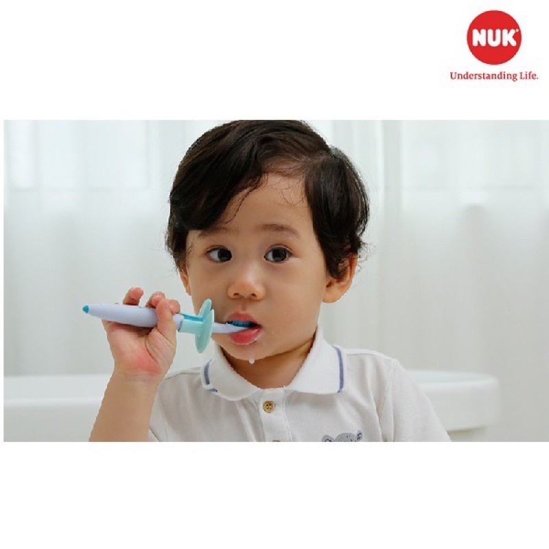 BÀN CHẢI ĐÁNH RĂNG CHO BÉ NUK ĐỨC 12M+