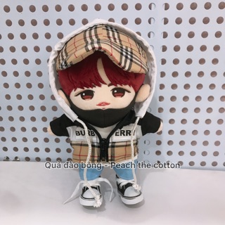 | OUTFIT DOLL | Áo khoác Burberry cho doll 20cm