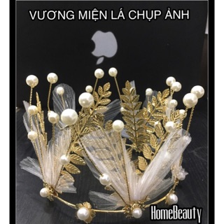 Vương Miện Mẫu Lá Chụp Ảnh ( Nail,sản phẩm)