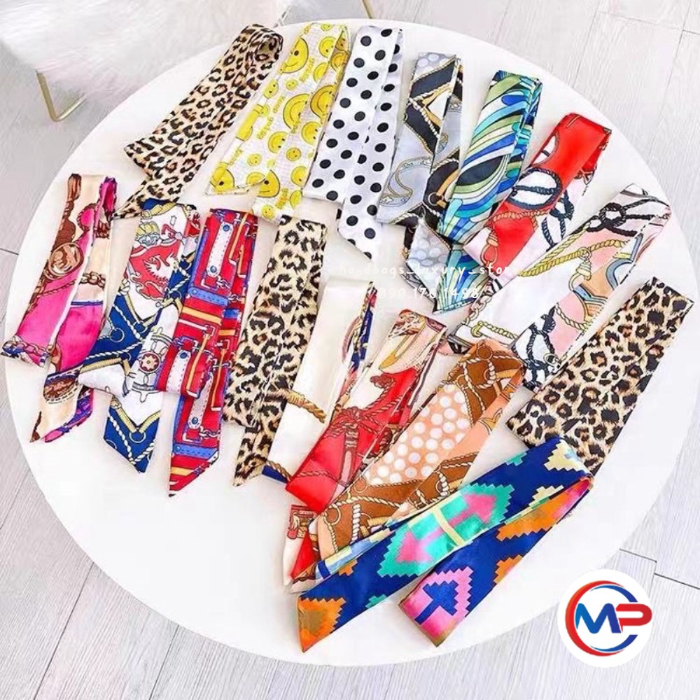 Khăn lụa quấn quai túi siêu xinh mềm đẹp, phụ kiện kiện dành cho túi xách - Hana Bag