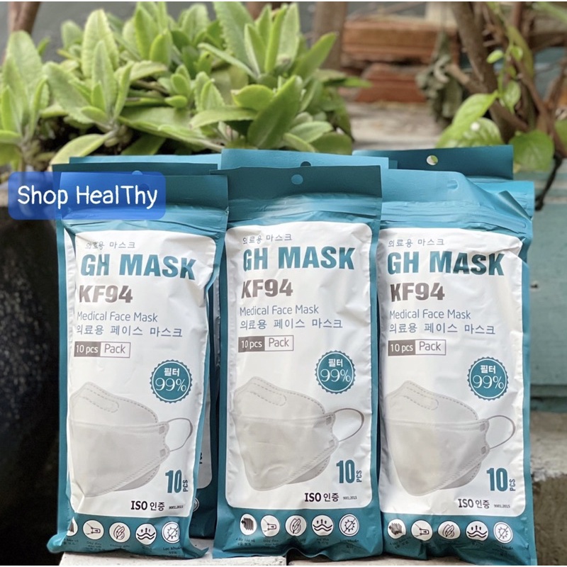Khẩu Trang Y Tế KF94 Gia Hưng - 4 lớp Cao Cấp Kháng Khuẩn, Chống Bụi Mịn PM 2.5