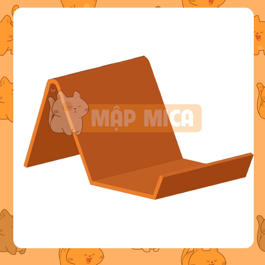 Kệ Đế Mica CAM Trưng Bày Bóp Ví Nam - Combo 10 cái