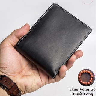 Ví nam, ví da nam da bò nguyên tấm 100% - dáng ngang- bh 12 tháng