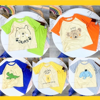 Đồ bộ minky mom size đại 8-27kg cho bé trai bé gái thun lạnh cộc tay trẻ em mặc nhà, bộ quần áo thun mùa hè cho bé BC029