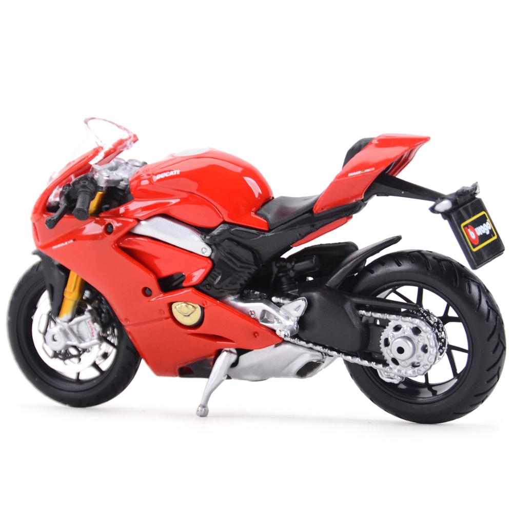 Bburago 1:18 Ducati Panigale V4 Die Cast Đồ chơi mô hình tĩnh mô tô sưu tầm
