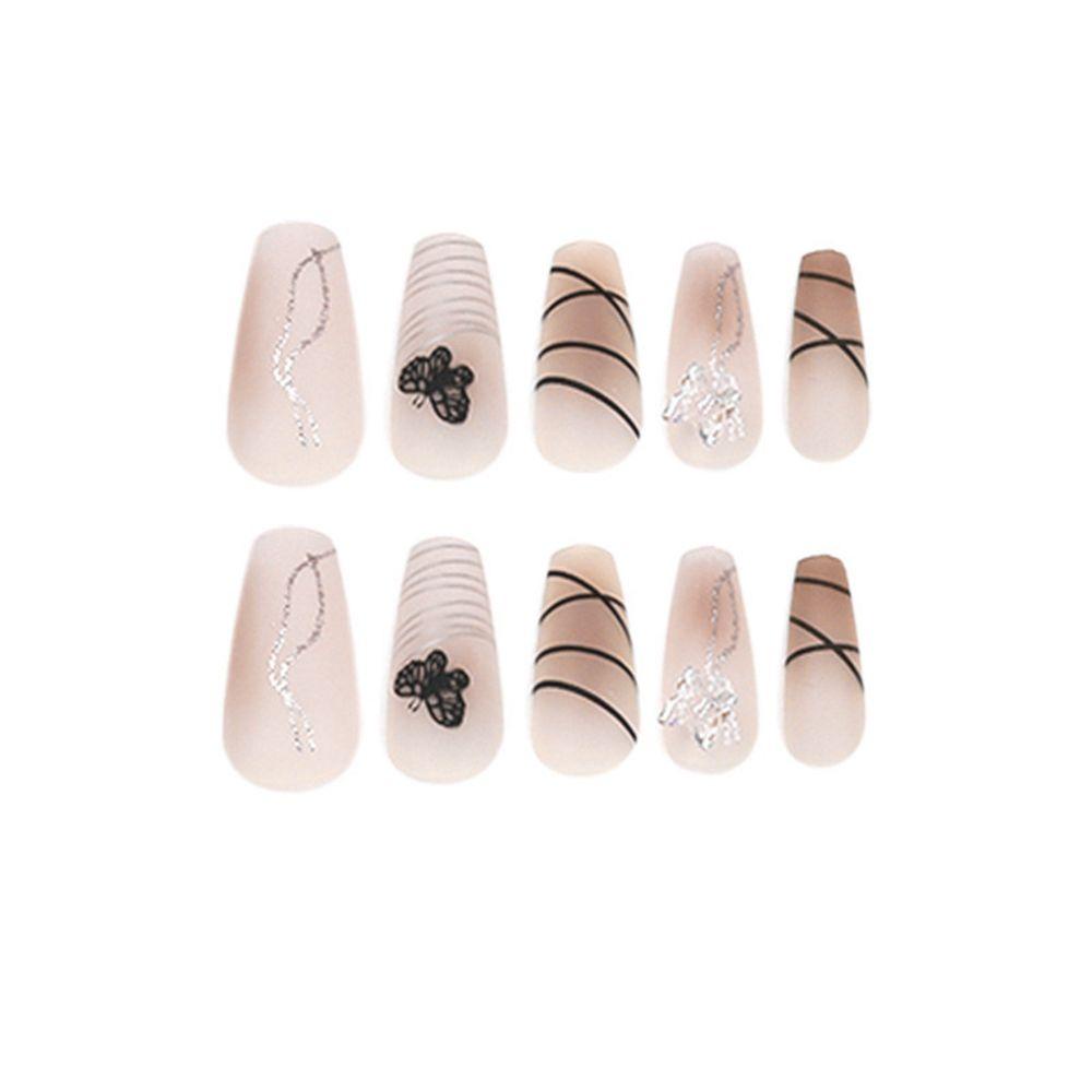 XIANTIN Bộ 24 Móng Tay Giả Che Phủ Toàn Diện Tháo Rời Được