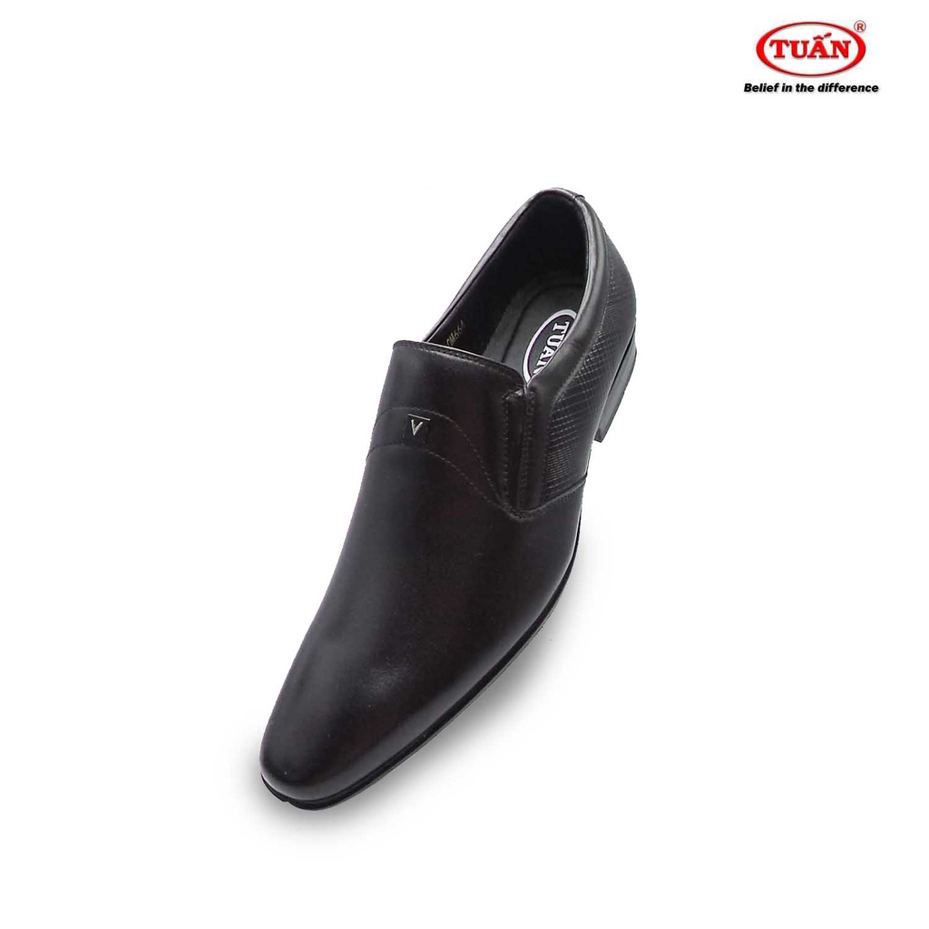 Giày da nam - giày tây công sở quai da tự nhiên đế cao su thương hiệu giày Tuấn GXHU-157
