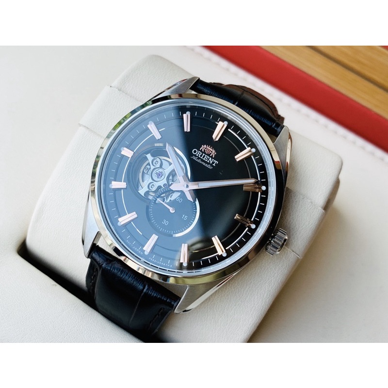 ĐỒNG HỒ NAM CHÍNH HÃNG Orient Automatic Semi Skeleton RA- AR0005Y10B mặt lộ cơ, dây da đen - VEUWATCH