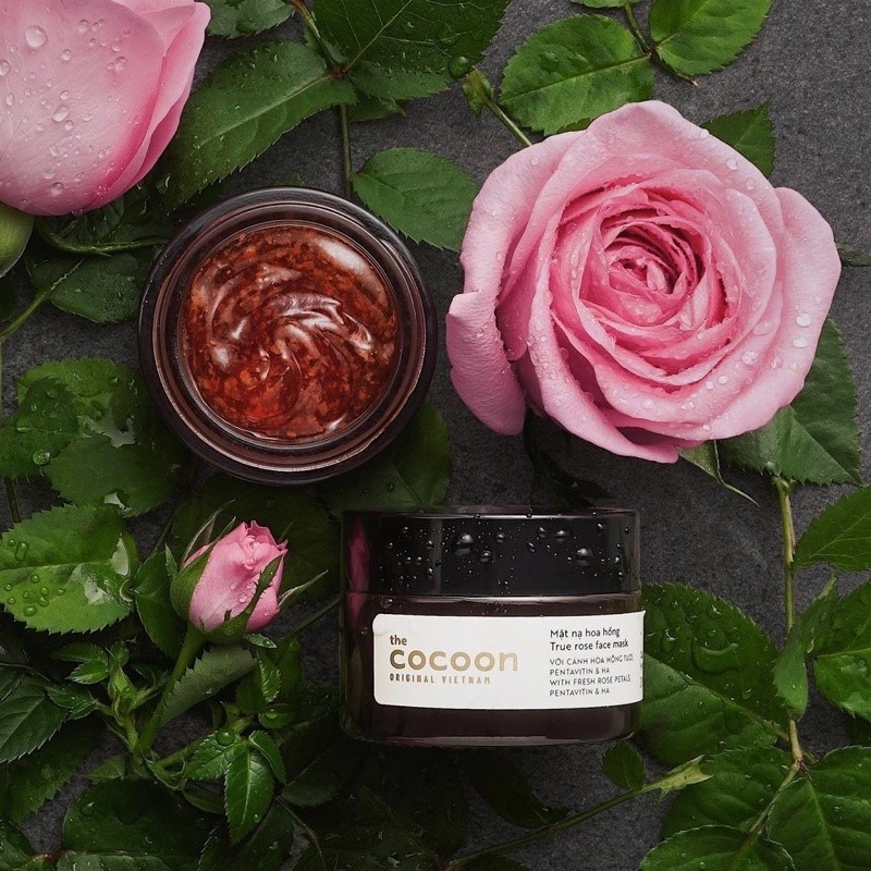 [HÀNG CHÍNH HÃNG] Mặt nạ hoa hồng cocoon (true rose face mask)