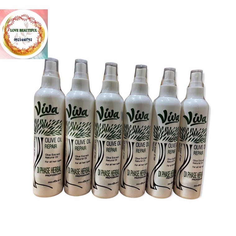 Xịt dưỡng VIVA 250ml phục hồi hư tổn, thơm mùi nước hoa, giảm rụng tóc_ Love Beautiful