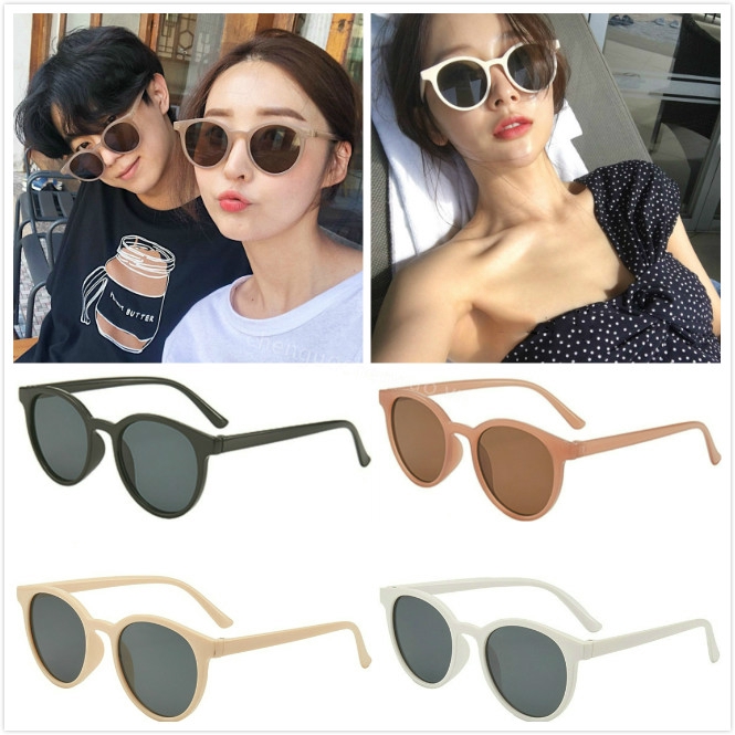 Kính râm kiểu tròn retro mới