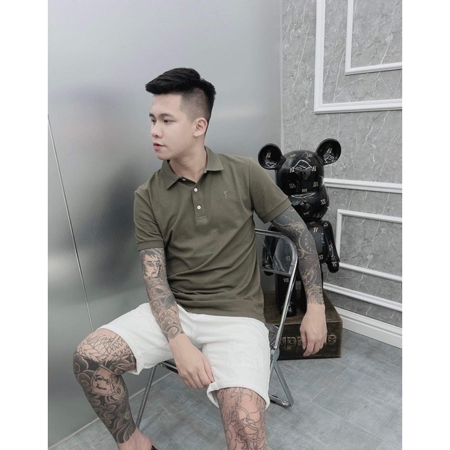 Áo polo Nam YSL áo phông cổ new 2022