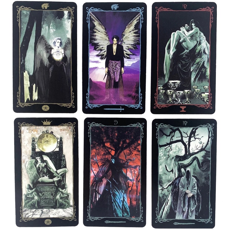 Bộ Bài Tarot Hình SUN Dark Angels Cho Trò Chơi Giải Trí