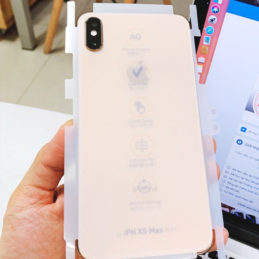 Miếng dán PPF Full viền mặt lưng- IPHONE 6/6S/6PLUS/7/7PLUS/8/8PLUS/X/XS/X MAX/11/11PRO/11PRO MAX/12MINI /12PRO/12PRO MA