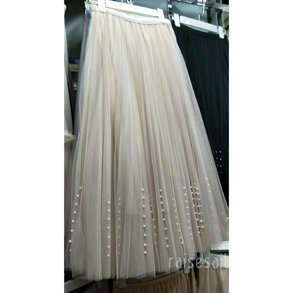 Váy Tulle dài màu trơn phong cách công chúa xinh xắn cho nữ