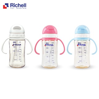 BÌNH ỐNG HÚT PPSU RICHELL (DUNG TÍCH 260ML)