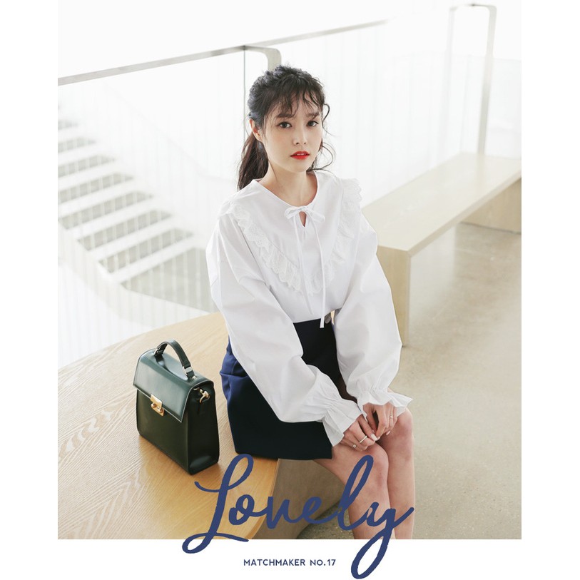 Sơ mi trắng tay bồng