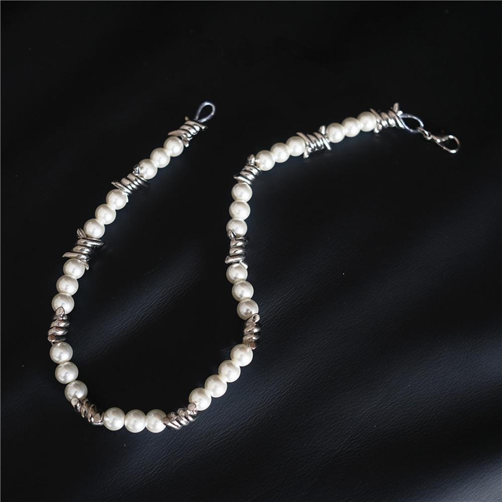 QQMALL Vòng Cổ Choker Kiểu Xoắn Phong Cách Punk Cá Tính Cho Nữ