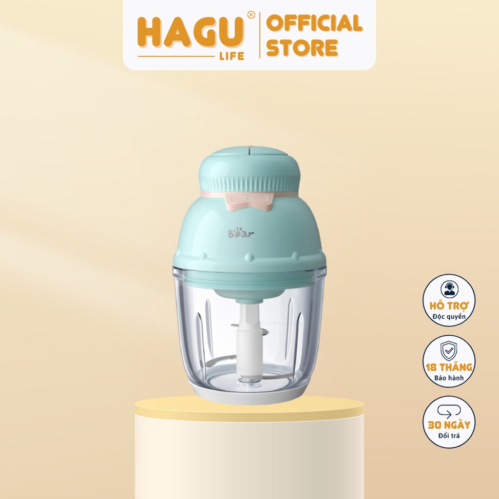 Máy xay ăn dặm 0,6L Bear Xay đa năng, tiện dụng cho bé GR-B06V1