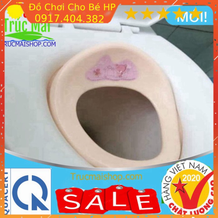 [SIÊU SALE] Kệ ngồi toilet cho bé - Miếng lót thu nhỏ bồn cầu nhựa Việt Nhật ✅  Đồ Chơi Trẻ Em HP